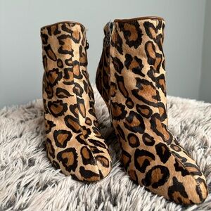 Sam Edelman Calfskin Ankle Boot Wedges 9M